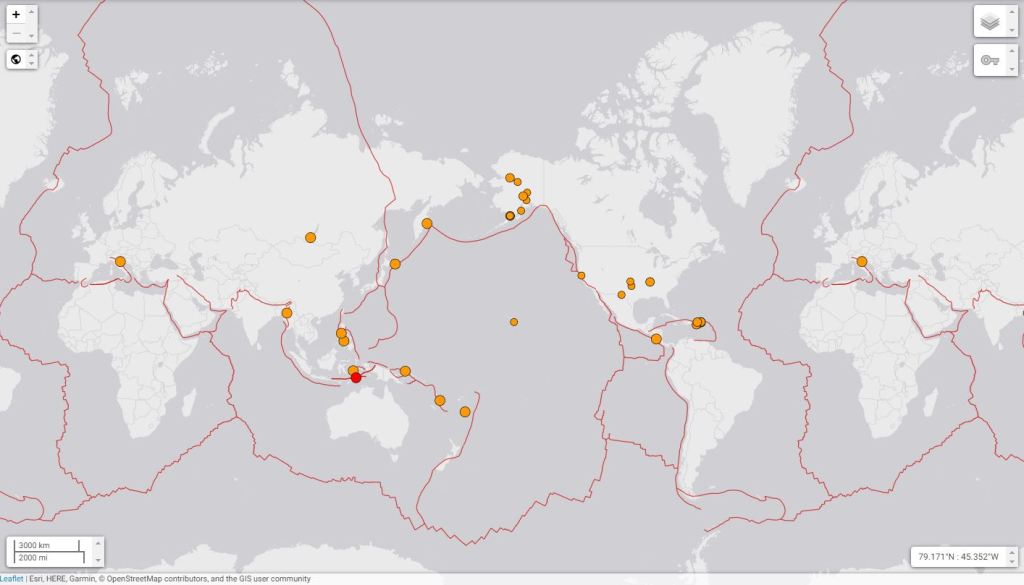 Hands-Off USGS Webscraping of Earthquakes- Worldwide (24 Hours)